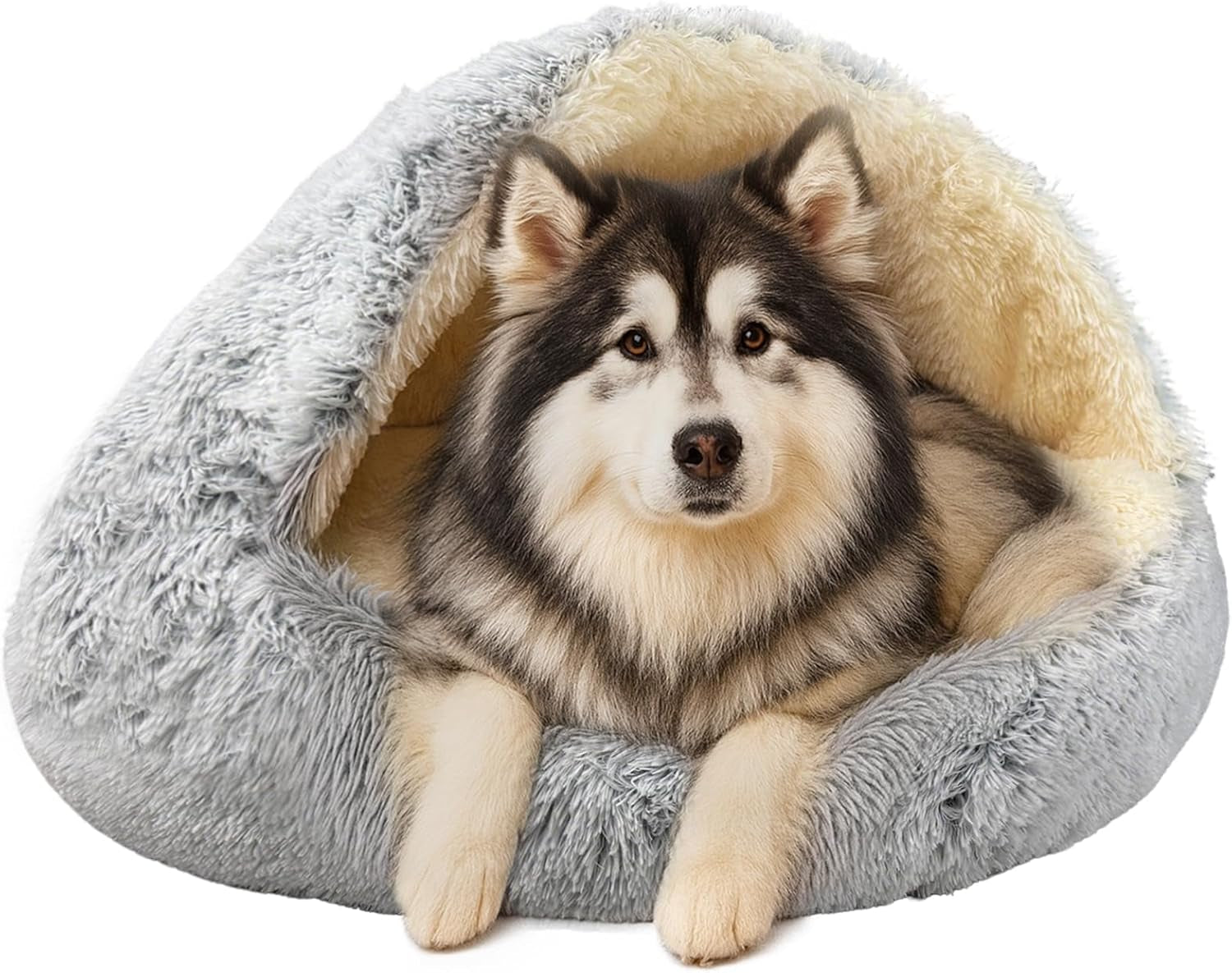 Calming Paw Nest™ – Anti-Anxiety Sleep Cave for Cats & Small Dogs