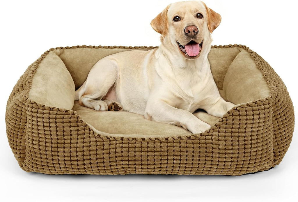 Ultimate Orthopedic Medium Dog Bed - Cozy, Washable Calming Cuddler with Anti-Slip Base for Maximum Comfort
