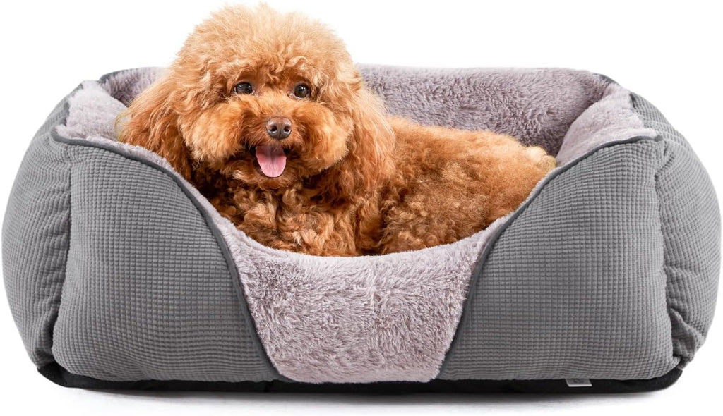 Ultimate Orthopedic Medium Dog Bed - Cozy, Washable Calming Cuddler with Anti-Slip Base for Maximum Comfort