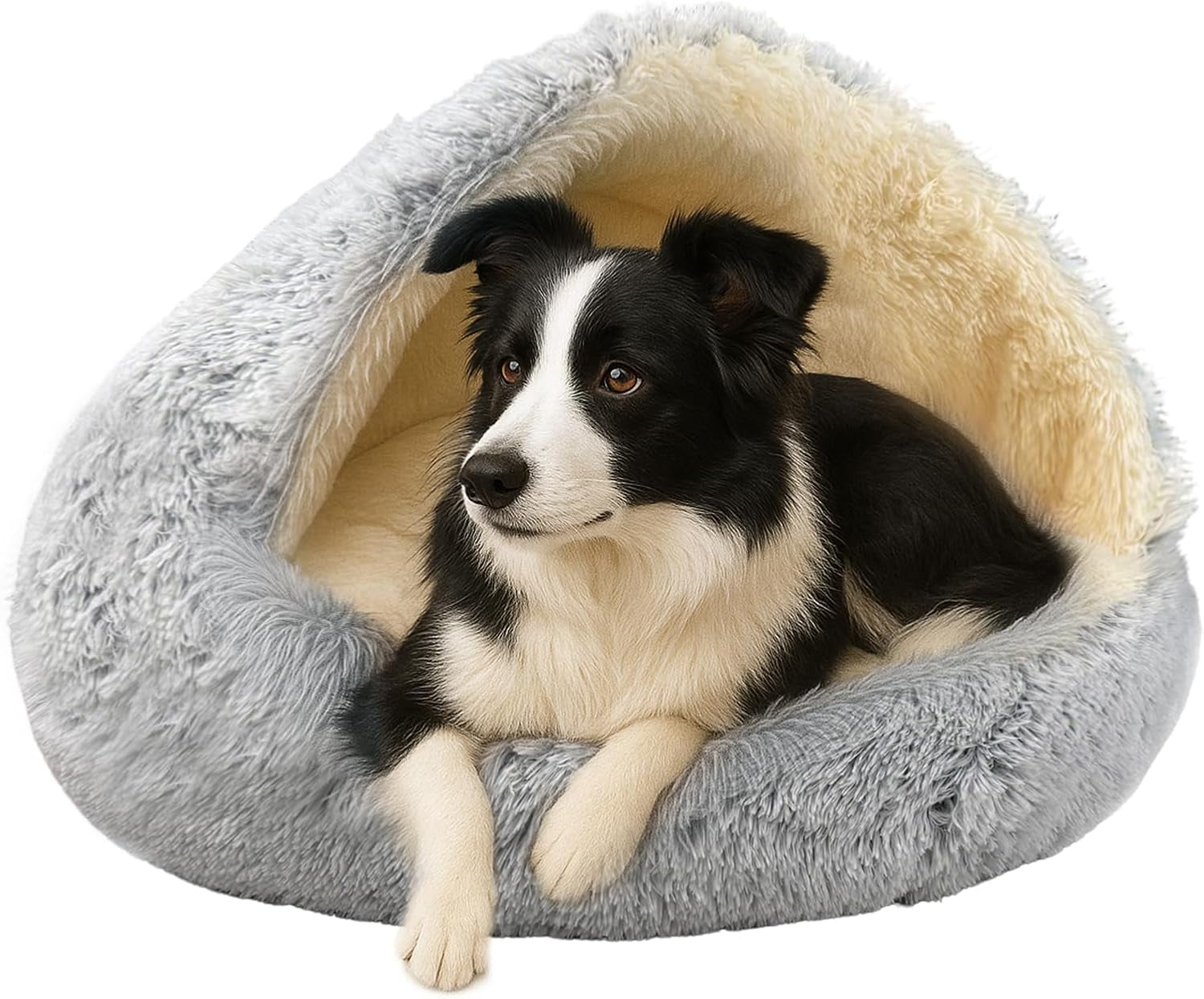 Calming Paw Nest™ – Anti-Anxiety Sleep Cave for Cats & Small Dogs