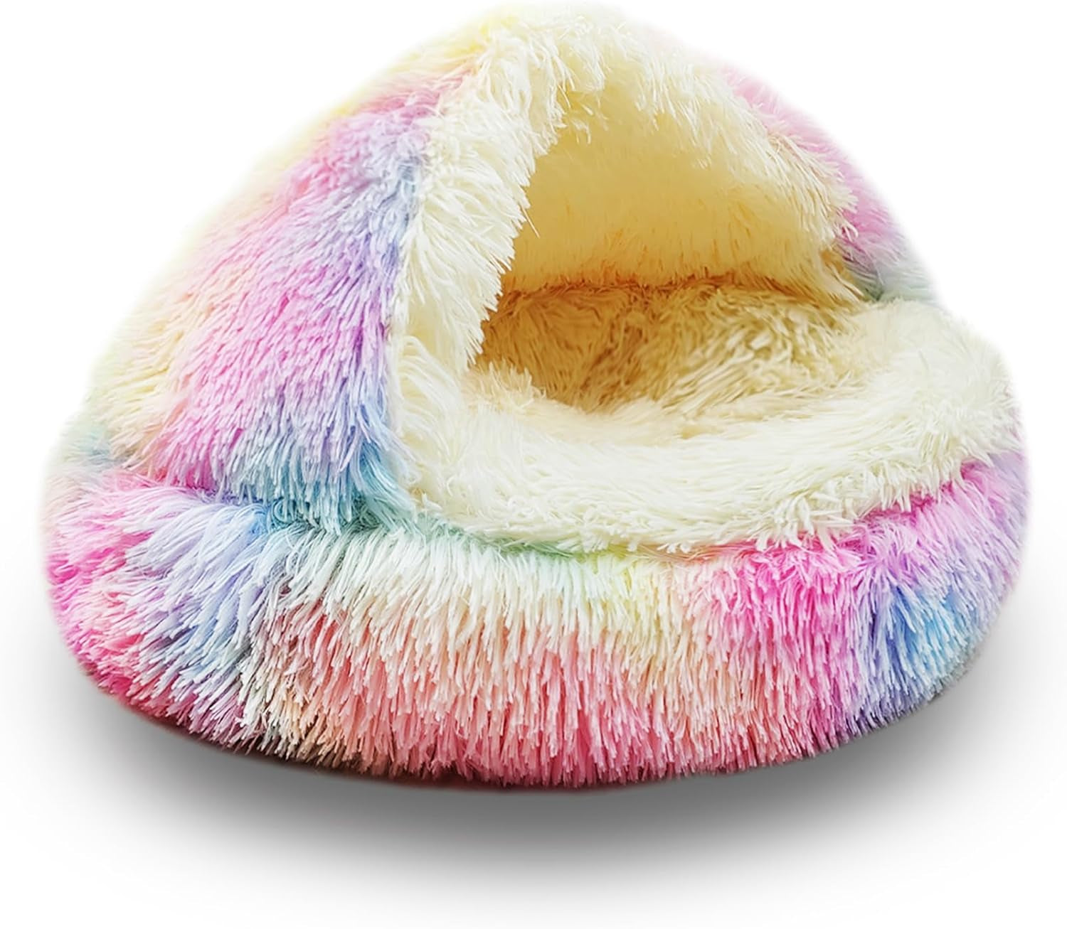 Calming Paw Nest™ – Anti-Anxiety Sleep Cave for Cats & Small Dogs