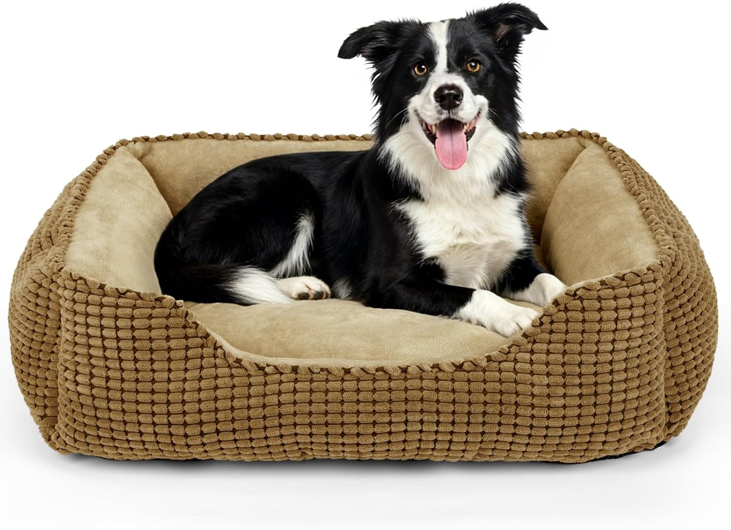 Ultimate Orthopedic Medium Dog Bed - Cozy, Washable Calming Cuddler with Anti-Slip Base for Maximum Comfort