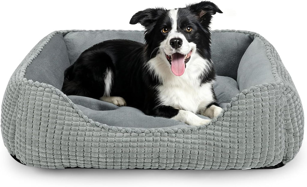 Ultimate Orthopedic Medium Dog Bed - Cozy, Washable Calming Cuddler with Anti-Slip Base for Maximum Comfort