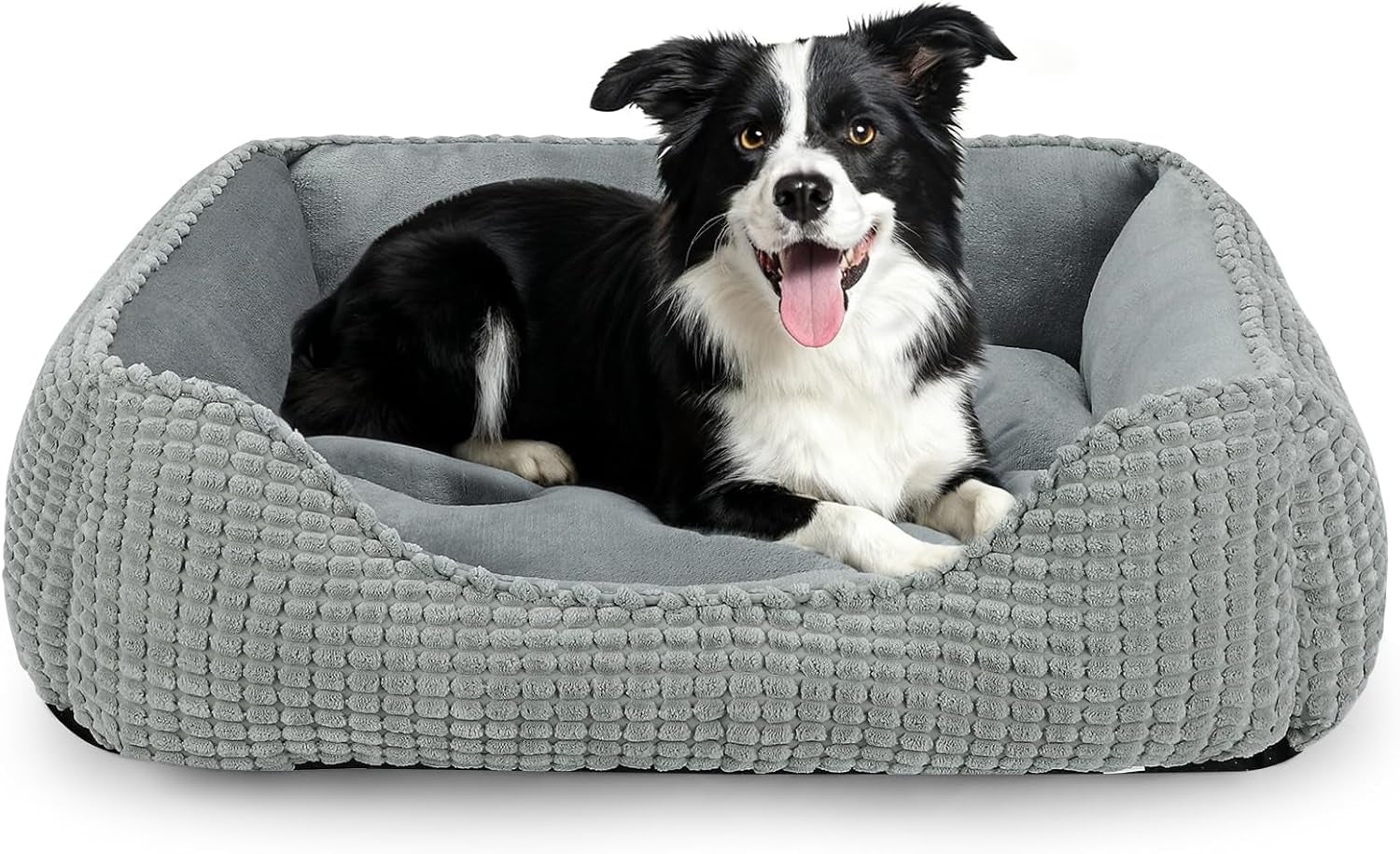 Ultimate Orthopedic Medium Dog Bed - Cozy, Washable Calming Cuddler with Anti-Slip Base for Maximum Comfort