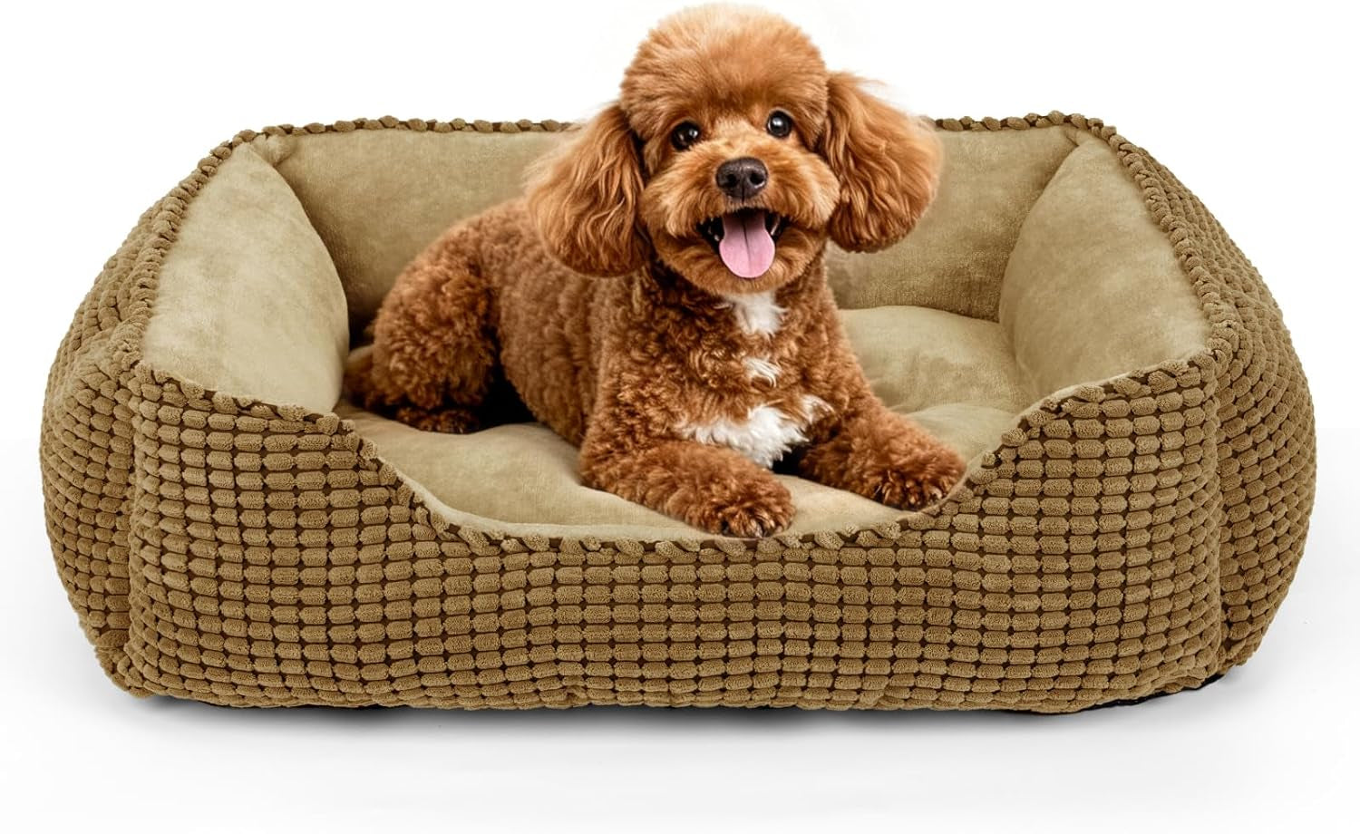 Ultimate Orthopedic Medium Dog Bed - Cozy, Washable Calming Cuddler with Anti-Slip Base for Maximum Comfort