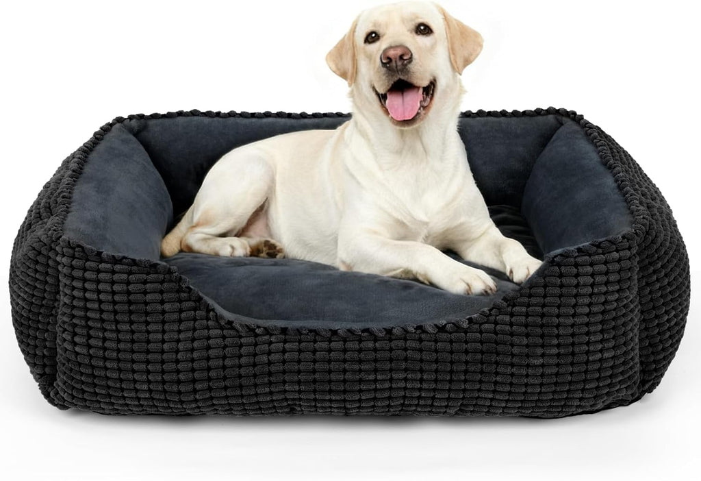 Ultimate Orthopedic Medium Dog Bed - Cozy, Washable Calming Cuddler with Anti-Slip Base for Maximum Comfort