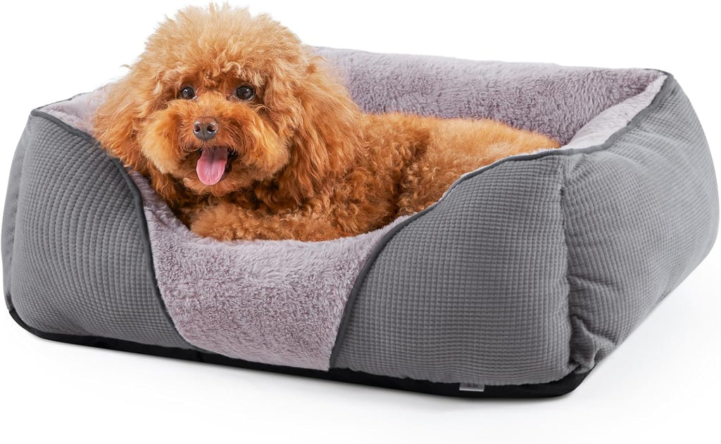 Ultimate Orthopedic Medium Dog Bed - Cozy, Washable Calming Cuddler with Anti-Slip Base for Maximum Comfort