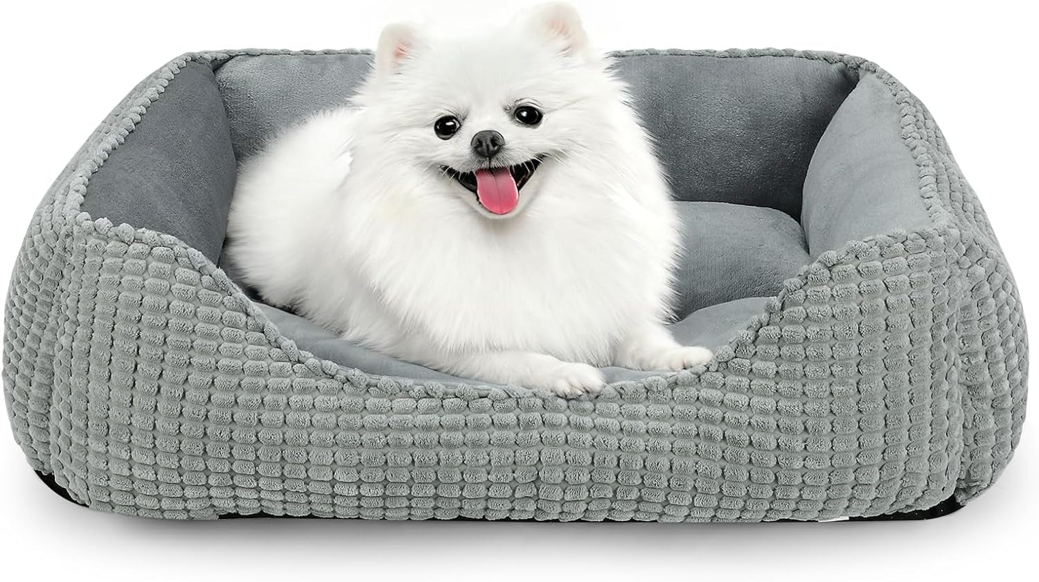 Ultimate Orthopedic Medium Dog Bed - Cozy, Washable Calming Cuddler with Anti-Slip Base for Maximum Comfort