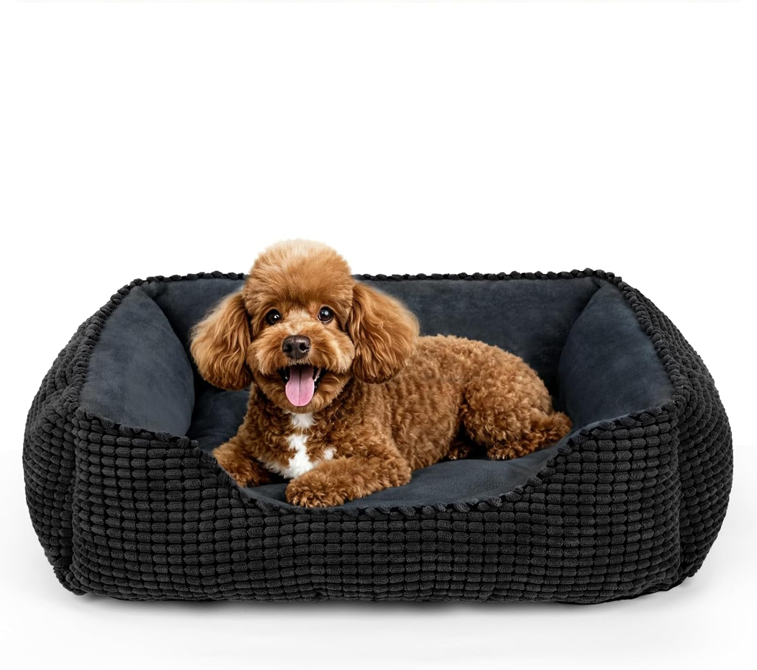 Ultimate Orthopedic Medium Dog Bed - Cozy, Washable Calming Cuddler with Anti-Slip Base for Maximum Comfort