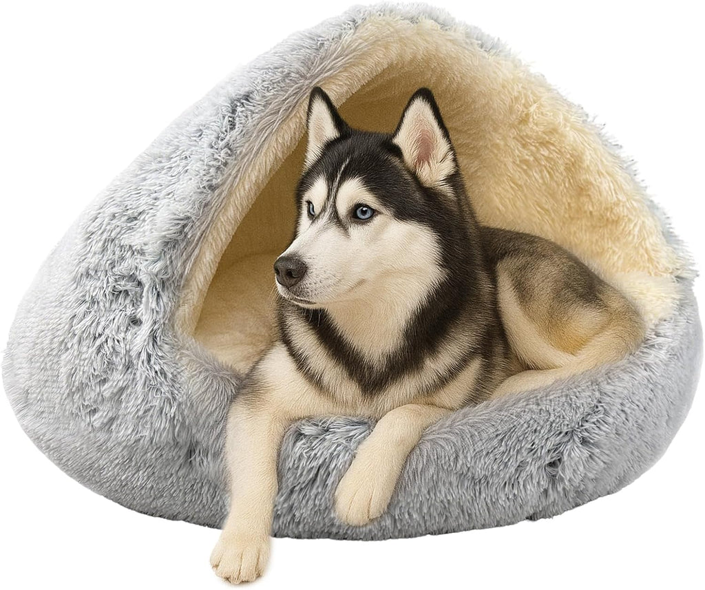 Calming Paw Nest™ – Anti-Anxiety Sleep Cave for Cats & Small Dogs