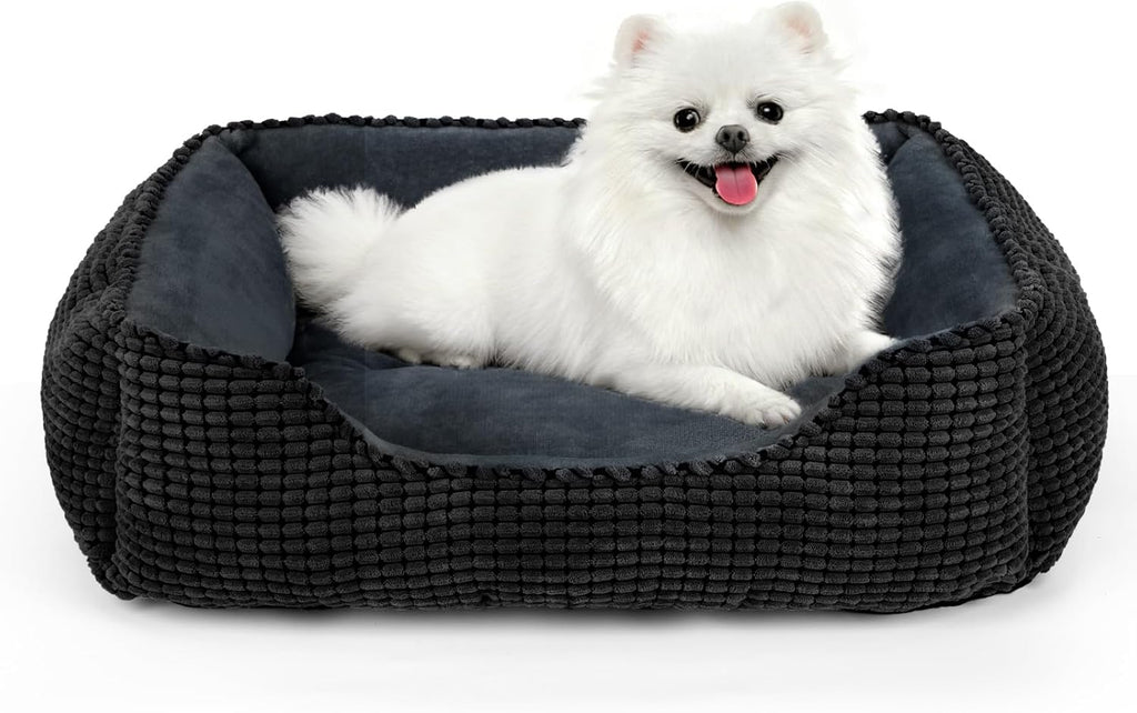 Ultimate Orthopedic Medium Dog Bed - Cozy, Washable Calming Cuddler with Anti-Slip Base for Maximum Comfort