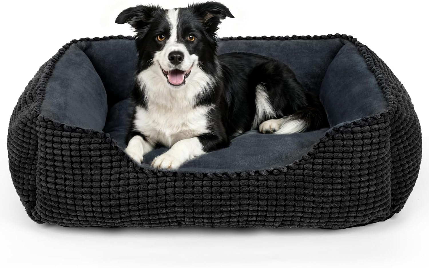 Ultimate Orthopedic Medium Dog Bed - Cozy, Washable Calming Cuddler with Anti-Slip Base for Maximum Comfort