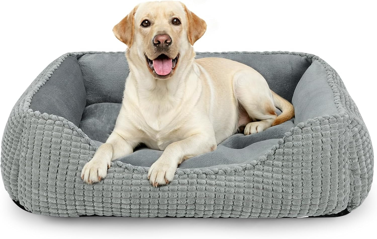 Ultimate Orthopedic Medium Dog Bed - Cozy, Washable Calming Cuddler with Anti-Slip Base for Maximum Comfort
